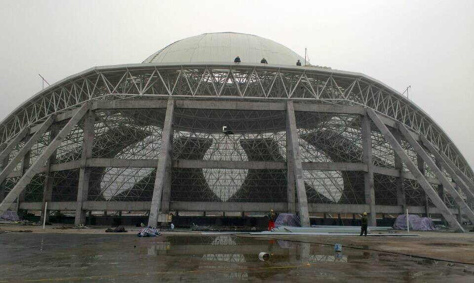 淮南温泉馆网架工程